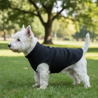 Pull pour Chien | Doux Polaire-couleur NOIR