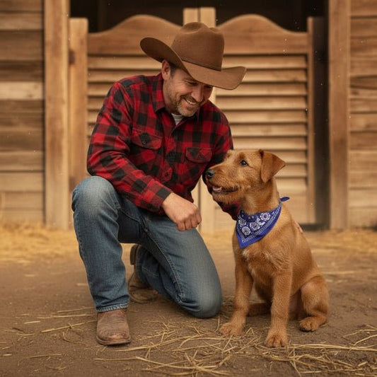 Bandana chien | ByeBye Mon Cowboy - Jamais sans mon chien