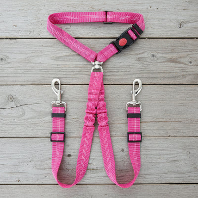 Ceinture de sécurité pour chien | Les Inséparables- couleur ROSE
