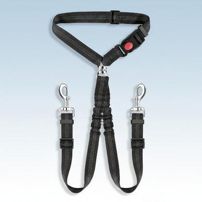 Ceinture de sécurité pour chien | Love Dogs- couleur NOIR