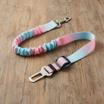 Ceinture de sécurité pour chien | SafeDrive- couleur BLEU & ROSE