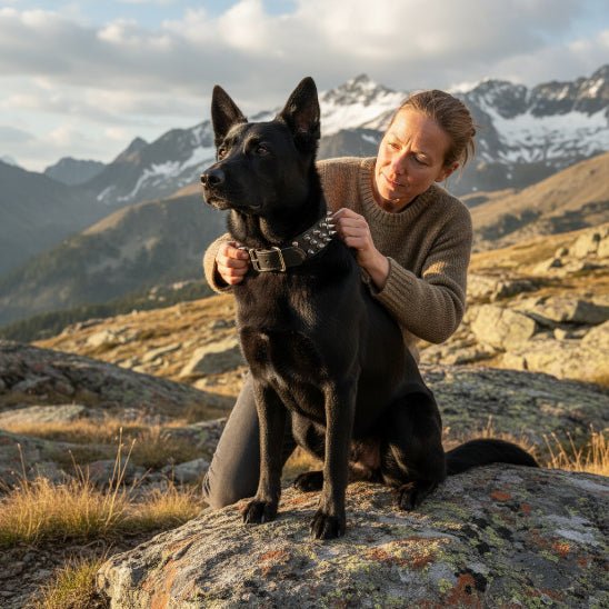 Collier Chien | Les Pointes au Cou - Jamais sans mon chien