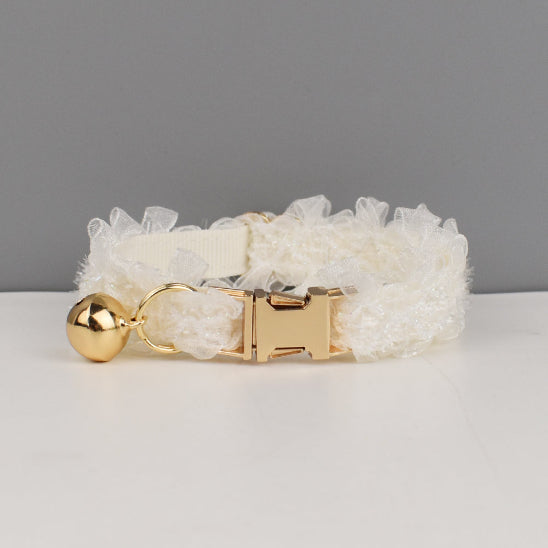 Collier Chien | Friselis- couleur BLANC