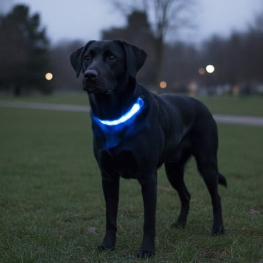 Collier Lumineux pour Chien | SafetyNight - Jamais sans mon chien
