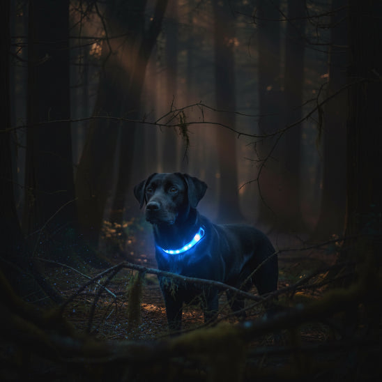 Collier Lumineux pour Chien | SafetyNight - Jamais sans mon chien