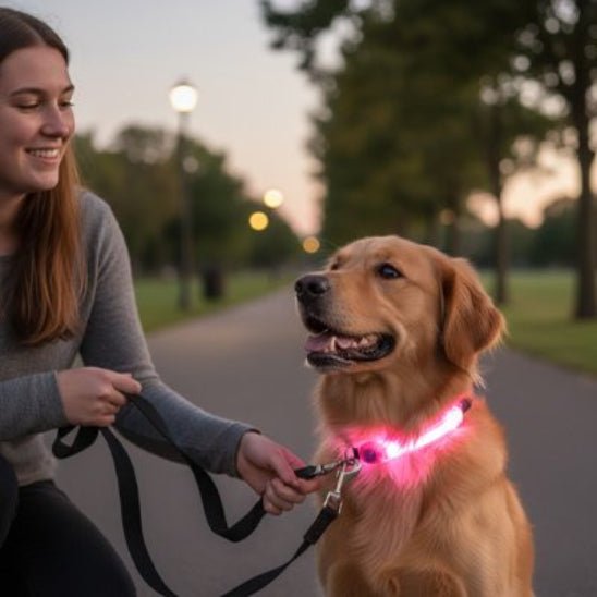 Collier Lumineux pour Chien | SafetyNight - Jamais sans mon chien