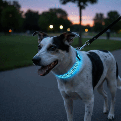 Collier lumineux pour Chien | Bright Night