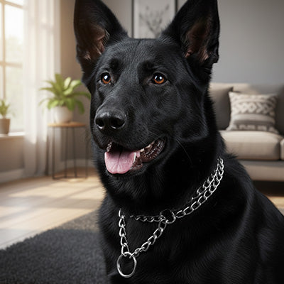 Collier Chien | Elegance Durable-Berger noir_2