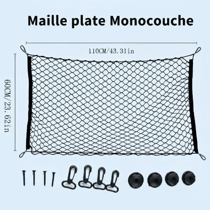 Filet pour chien pour voiture | Sécurité Optimale- Modèle 2- Epaisseur Simple