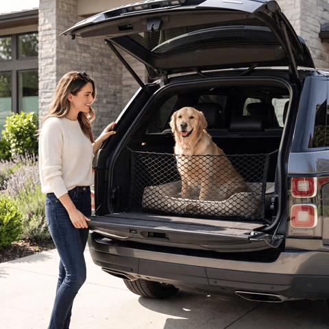 Filet pour voiture pour chien | Sécurité Optimale