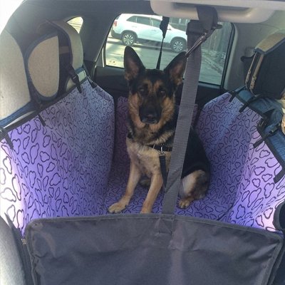 Housse voiture chien | Imperméable Cramponnante- Violet-Berger Alemand