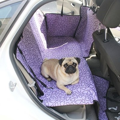 Housse voiture chien | Imperméable Cramponnante- Violet- Carlin
