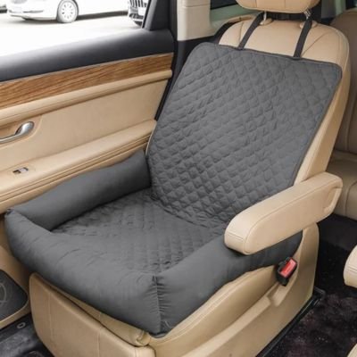Housse voiture chien | Imperméable Douillet-Gris