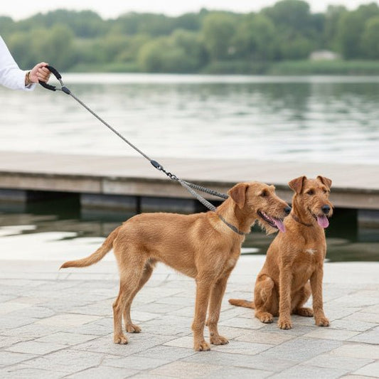 Laisse Double pour Chien | Seul ou en Couple - Jamais sans mon chien