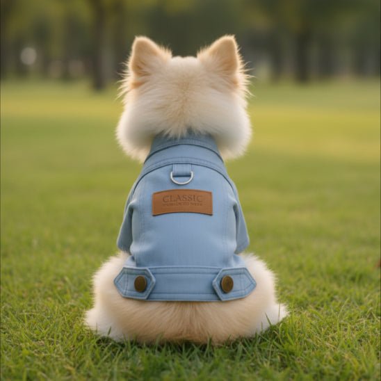 Manteau chien | Le Jeans Jacket - Jamais sans mon chien