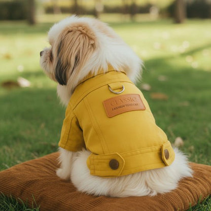 Manteau chien | Le Jeans Jacket - Jamais sans mon chien
