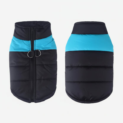 Manteau Chien | La Veste Bicolore-couleur BLEU