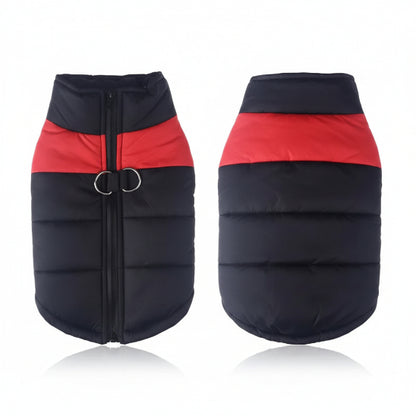 Manteau Chien | La Veste Bicolore- couleur ROUGE
