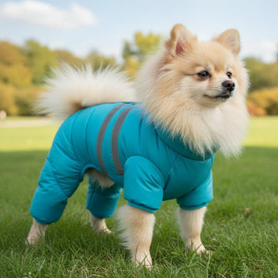 Manteau pour Chien | L'Astronaute- couleur BLEU.