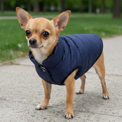 Manteau pour Chien | La Doudoune- couleur BLEU