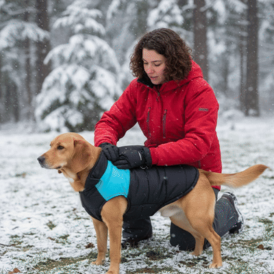 Manteau Chien | La Veste Bicolore
