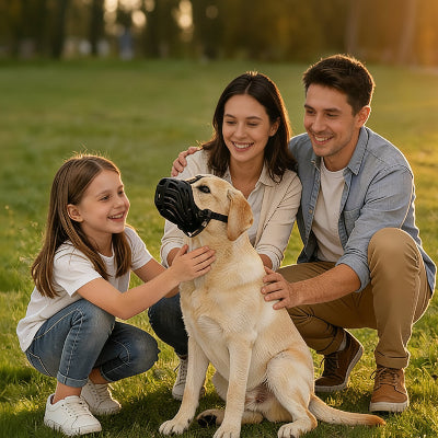 Muselière pour Chien | Type Lupoïde- Golden et famille