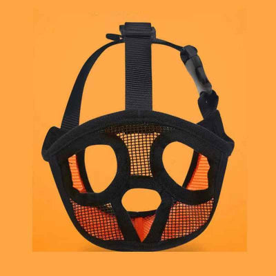 Muselière chien | Hannibal Lecter- couleur ORANGE- Modèle A