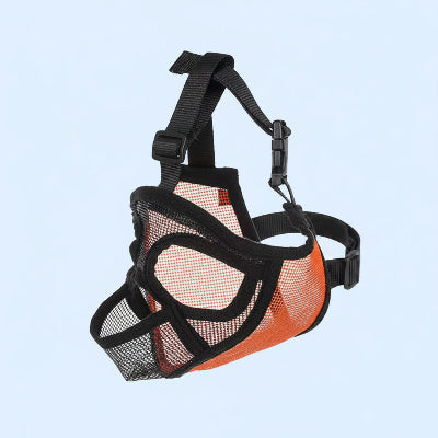 Muselière chien | Hannibal Lecter- couleur ORANGE- Modèle B