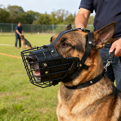 Muselière chien | La Cage Métal_Berger Allemand