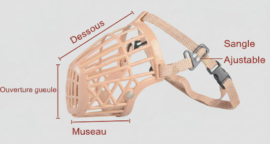Museliere pour chien | Le Cornet- Mesures