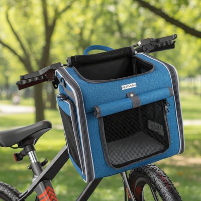 Panier à vélo pour Chien | Vigie - Jamais sans mon chien