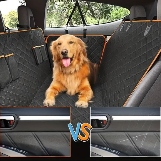 Protection voiture chien | Matelassée à panneaux- Anti-griffures