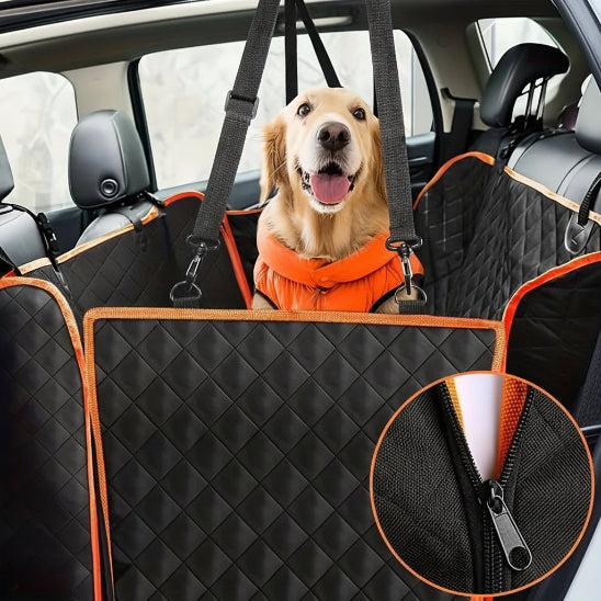 Protection voiture chien | Matelassée à panneaux-Hamac