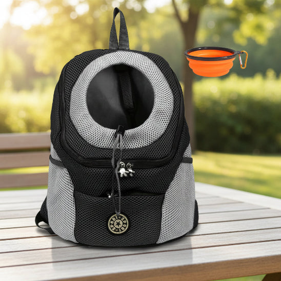 Sac a dos chien | Le Hublot- couleur NOIR