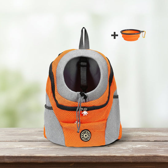 Sac a dos chien | Le Hublot- couleur ORANGE