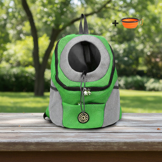 Sac a dos chien | Le Hublot- couleur VERT