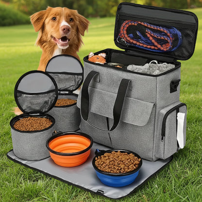 Sac de voyage chien | Les Vacances-GRIS