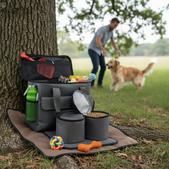 Sac de voyage pour chien | Le Multifonction- au parc