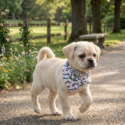 Bandana pour Chien | Lil' Rooky - Jamais sans mon chien