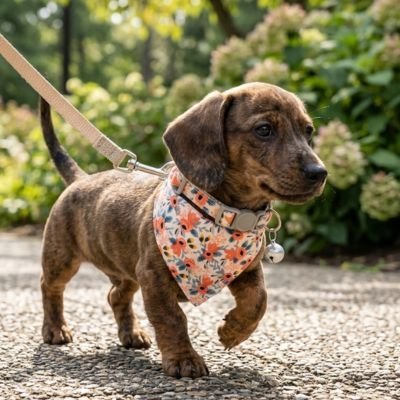 Bandana pour Chien | Lil' Rooky - Jamais sans mon chien