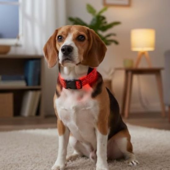 Collier lumineux pour Chien | Bright Night - Jamais sans mon chien