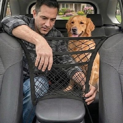Filet chien voiture | Securité et Rangement - Homme et Golden