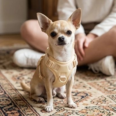 Harnais Chien | L'Aérien_Beige-Chihuahua