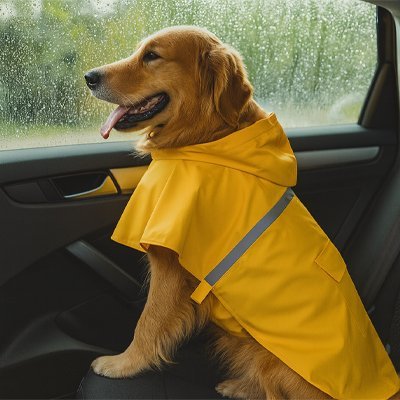 Imperméable pour chien | La Cape Soleil - Jamais sans mon chien