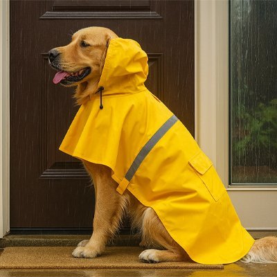 Imperméable pour chien | La Cape Soleil - Jamais sans mon chien