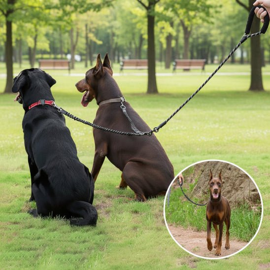 Laisse Double pour Chien | Seul ou en Couple - Jamais sans mon chien