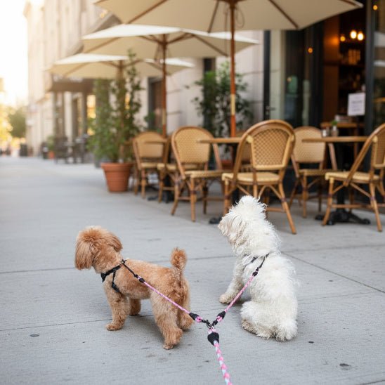 Laisse double pour chien | Twins - Jamais sans mon chien