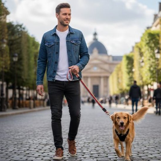 Laisse pour Chien | Ceinture de Toile - Jamais sans mon chien