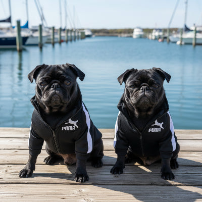 Pull chien | Le Sportif- Noir-Carlin-2