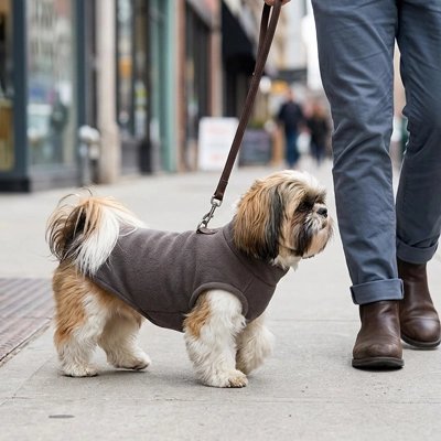 Pull pour Chien | Doux Polaire 2- Marron- Shih tzu